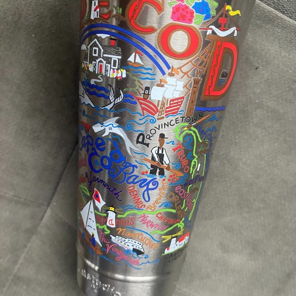 COPY - NEW CAT STUDIO CAPE COD THERMAL STAINLESS STEEL TUMBLER - Picture 4 of 4